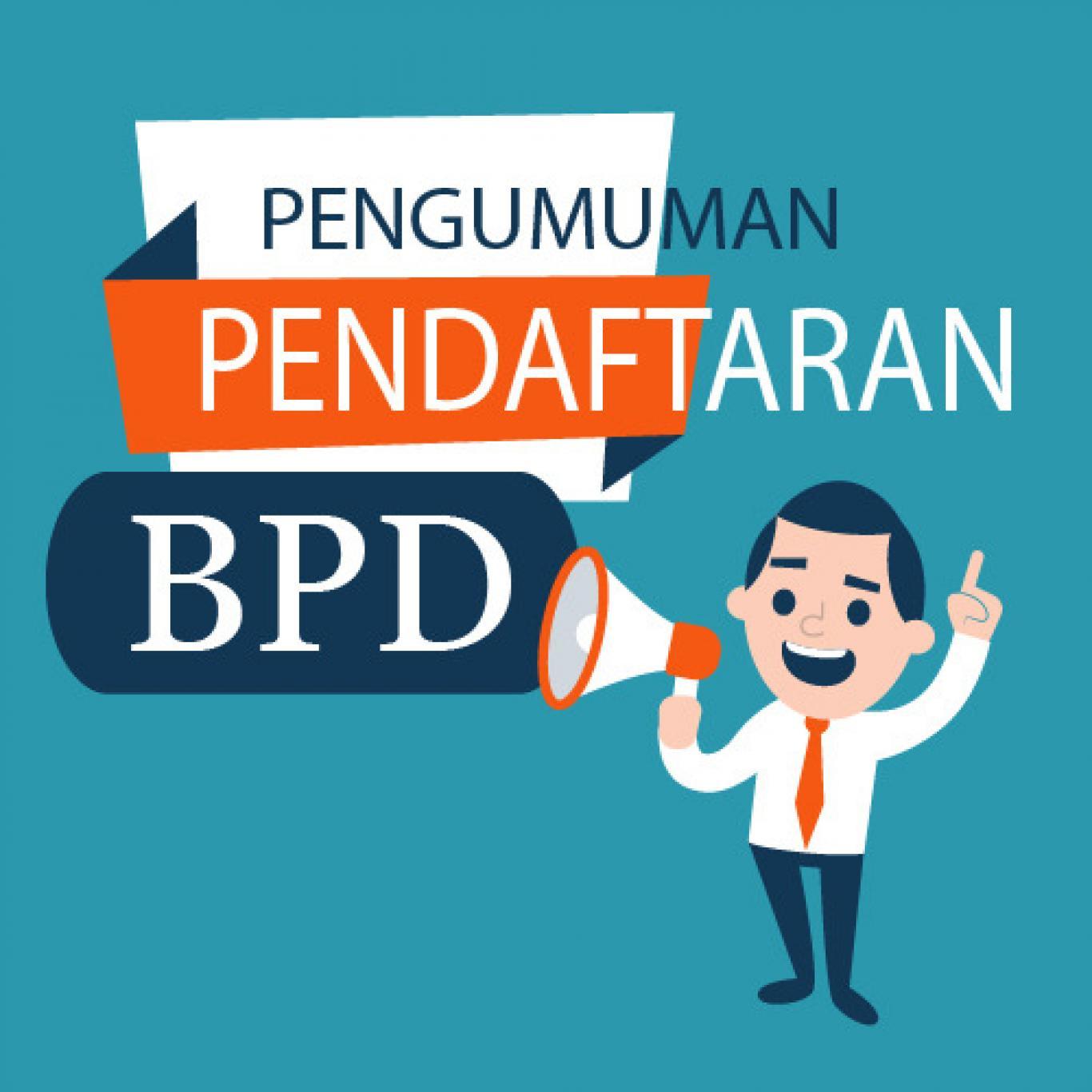Pengumuman Pengisian Anggota Bpd Periode Tahun 2020 2026 Website Desa Bodag